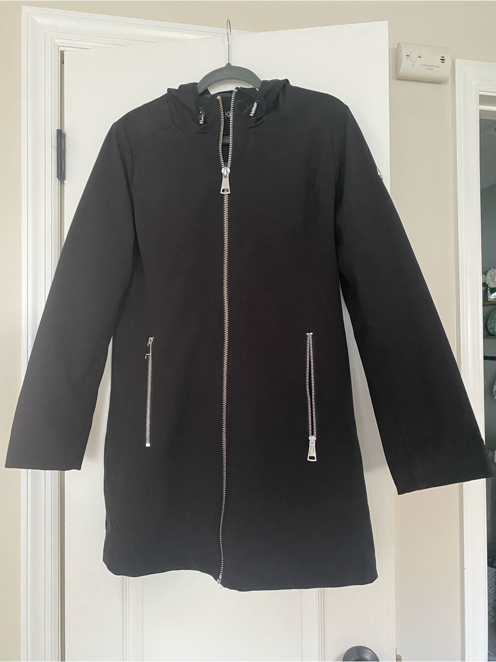 Calvin Klein Water Resistant Black coat